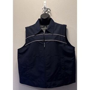Liz‎ Claiborne Lizgolf Navy Blue Golf Vest size Extra Large